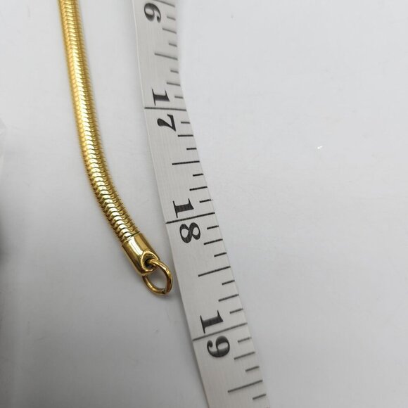 Trifari Kunio Matsumoto Gold Tone Abstract Triangle Modernist Necklace HTF 1970s - Picture 7 of 7